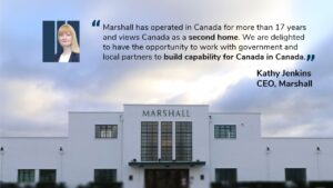 "Marshall has operated in Canada for more than 17 years and views Canada as a second home." - Kathy Jenkins